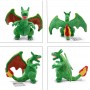 Peluche Pokémon 25cm  con Mega Charizard X, shiny Charizard, Rayquaza Charizard