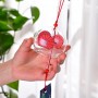 Furin – Campane a vento per spiriti in stile Giapponese – Farfalle e fiori Rossi