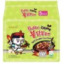 Buldak Jjajang Spaghetti istantanei Piccante Coreano 5porzionix140g