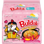 Buldak Carbonara Spaghetti istantanei Piccante Coreano 5porzionix130g