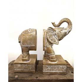 Fermalibri Elefante in Resina - Bookholder Elephant Usha