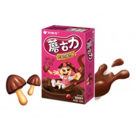 Kinoko no Yama Biscotti al Cioccolato e Fagioli rossi Forma di Fungo 48g
