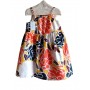 Vestito con fiori variopinti 3-5 anni