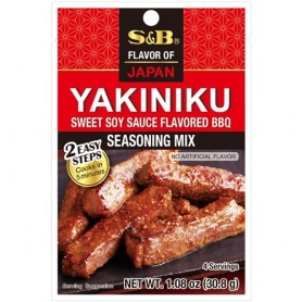 S&B Condimento in Polvere Yakiniku BBQ Dolce 4porzioni / 30.8g