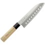 Coltello giapponese Santoku con lama forata - Sekiryu