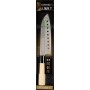 Coltello giapponese Santoku con lama forata - Sekiryu