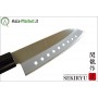 Coltello giapponese Santoku con lama forata - Sekiryu