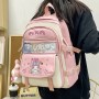 Zaino scolastico capiente  della serie Hello Kitty con personaggi e colori assortiti