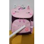 Zaino Bimbi - pre scolastico con faccia unicorno e personalizzabile con nome (24*34cm) (3/12 anni)