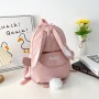 Zaino Bimbi per uscite a forma di coniglietto e personalizzabile con nome (30*24cm) (6/12 anni)