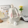 Zaino Bimbi per uscite a forma di coniglietto e personalizzabile con nome (30*24cm) (6/12 anni)