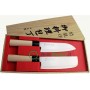 Set 2 coltelli giapponesi Santoku e Nakiri - Sekiryu