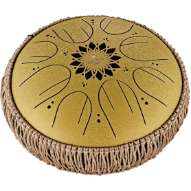 Steel Tongue Drum Octave 432 Hz - C Major 8 Note Giallo