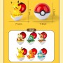 Sfera Pokè con Pokémon Figure che appare in scena - vari Pokèmon