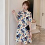 Vestiti donna  Cheongsam - stile Cinese e Giapponese  con varie decorazioni e maniche corte