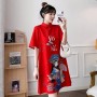 Vestiti  donna  Cheongsam - stile Cinese e Giapponese  a maniche larghe