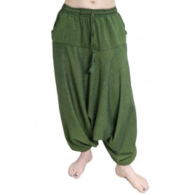 Pantaloni Arabi Simple Verdi unisex