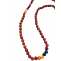 Mala in semi di Rudraksha con pietre 7 Chakra