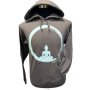 Felpa Buddha Grigio stampa chiara - Unisex