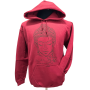 Felpa Buddha Lotus Garnet - Unisex