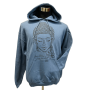 Felpa Buddha Lotus Indigo Blue - Unisex