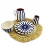 Piatti marocchini set da 2 - blu