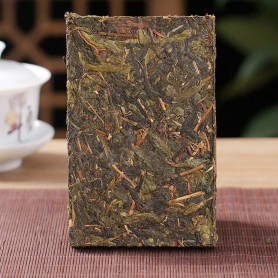 Tè Puer Sheng (crudo) Xi Gui Gold Leaf 2019 Mattone 1kg