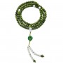 Mala 108 grani Serpentino e Howlite