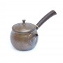 Teiera Kyusu in Ceramica e Legno 220 ml