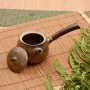 Teiera Kyusu in Ceramica e Legno 220 ml