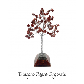 GEM TREE DIASPRO ROSSO E ORGONITE - Armonia e Forza Interiore - 100 pz