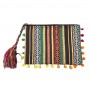 Borsa Pochette in cotone multicolor