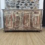 CREDENZA INDIANA RUSTICA COLORATA