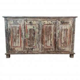 CREDENZA INDIANA RUSTICA COLORATA