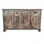 CREDENZA INDIANA RUSTICA COLORATA