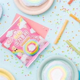 Sugarolly Rainbow Cotton Candy Coreano 12g