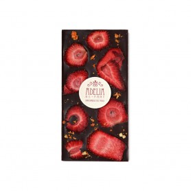 Cioccolato Extra Fondente con Fragola e Peperoncino 85gr