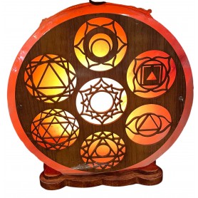 Lampada di sale  7 chakra