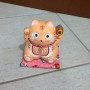 Salvadanaio Maneki Neko arancione