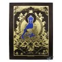 Poster piccolo Buddha della Medicina oro/blu