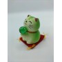 Maneki neko verde "Salute e benessere"