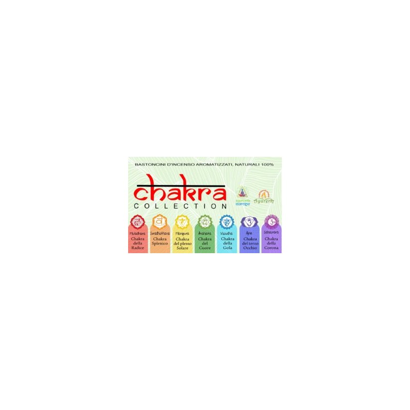 Acquista INCENSI AYURVEDICI Chakra Collection su Oriente Shop Bliss