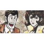 Quadro Juta Ciao, Bella! Lupin e Fujiko - realizzato a mano