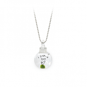 Collana Marimo Original - I Love You- sfere in acciaio inox anallergico