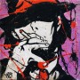 Quadro Juta Comic Jigen -realizzato a mano