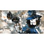 Quadro Juta Jigen con pistola- realizzato a mano